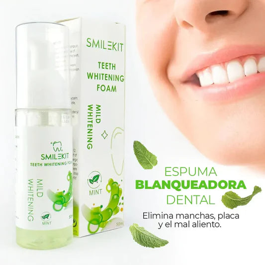 2x1 Smilekit Espuma de dientes blanqueadora intensiva