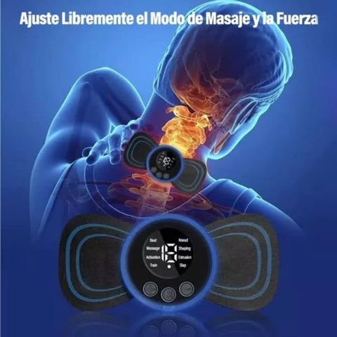 2 x 1 MINI PARCHE MASAJEADOR ELECTRICO CORPORA
